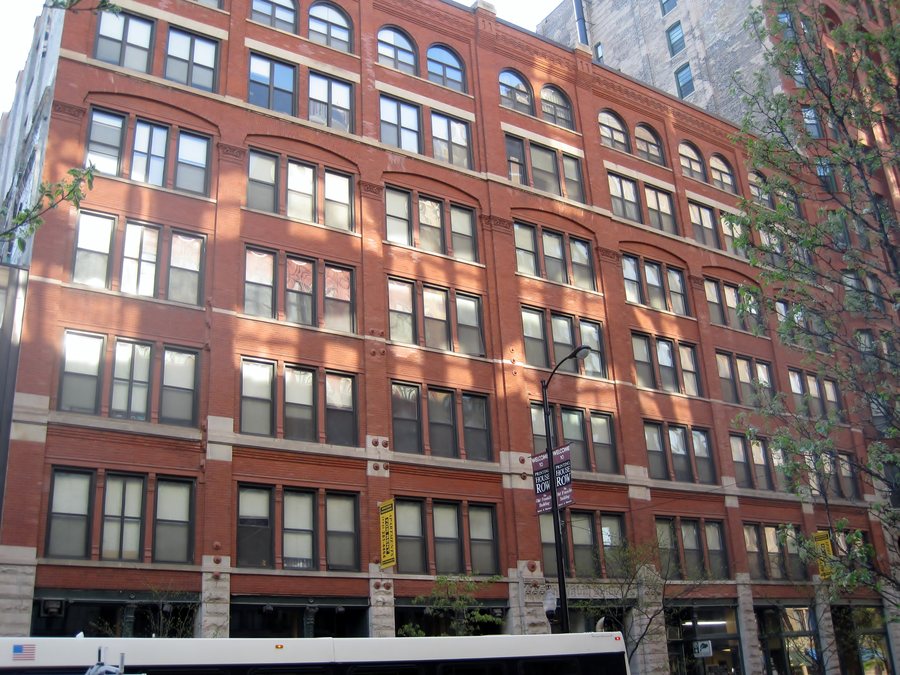 The landmark Franklin Building on Printers Row